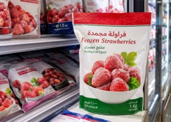 frozen strawberry packaging